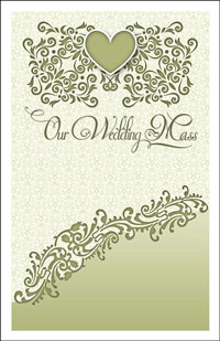 Wedding Program Cover Template 12A - Graphic 11